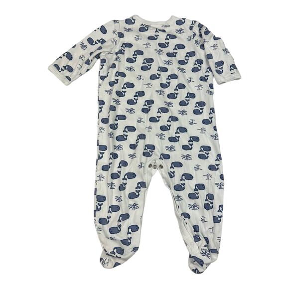 Roller Rabbit Whales Sleeper - Picture 2 of 5